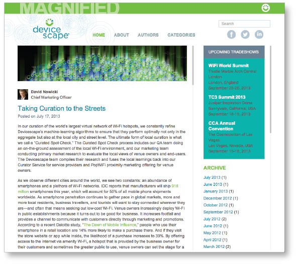 Devicescape Blog Home Page