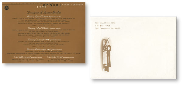 Salvation Army Inivite response card